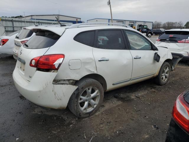 JN8AS5MTXBW162142 - 2011 NISSAN ROGUE S WHITE photo 3