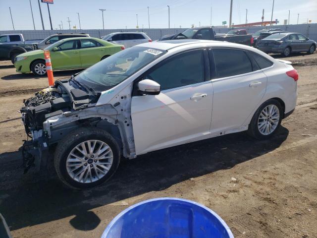 1FADP3J27HL204695 - 2017 FORD FOCUS TITANIUM WHITE photo 1