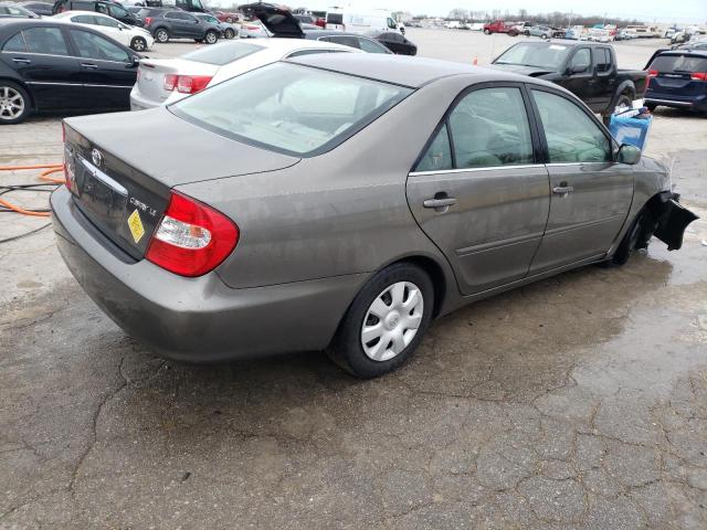 4T1BE32K93U650030 - 2003 TOYOTA CAMRY LE GRAY photo 3