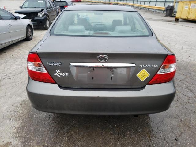 4T1BE32K93U650030 - 2003 TOYOTA CAMRY LE GRAY photo 6