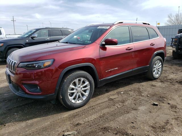 1C4PJMCB7KD112256 - 2019 JEEP CHEROKEE LATITUDE RED photo 1