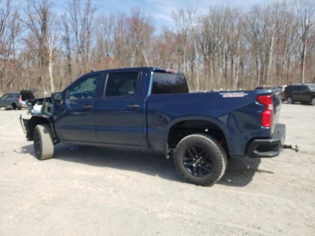 3GCPYCEF0MG314996 - 2021 CHEVROLET SILVERADO K1500 TRAIL BOSS CUSTOM BLUE photo 2