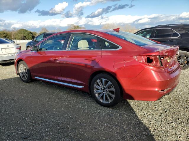 5NPE34AF8GH396411 - 2016 HYUNDAI SONATA SPORT RED photo 2