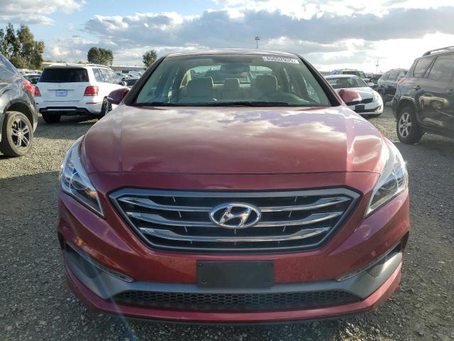 5NPE34AF8GH396411 - 2016 HYUNDAI SONATA SPORT RED photo 5