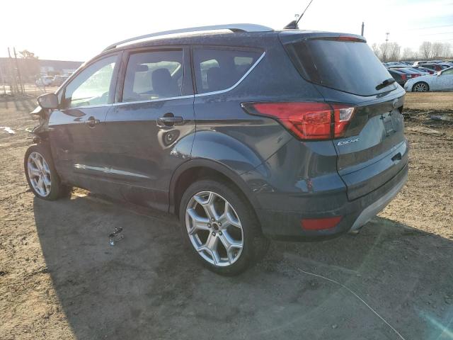 1FMCU9J98KUB85568 - 2019 FORD ESCAPE TITANIUM BLUE photo 2