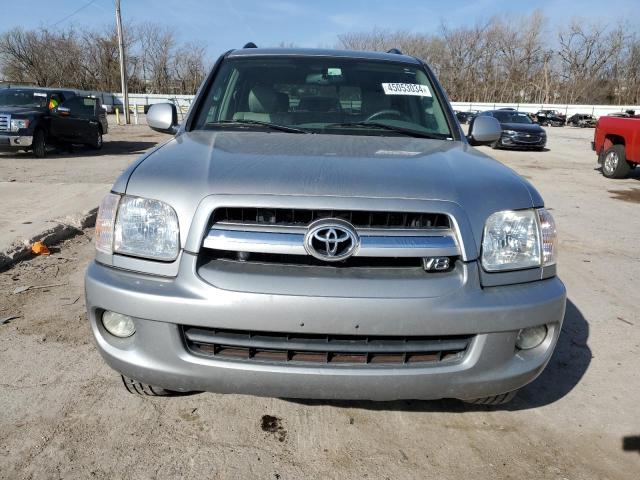 5TDZT38A56S274958 - 2006 TOYOTA SEQUOIA LIMITED SILVER photo 5