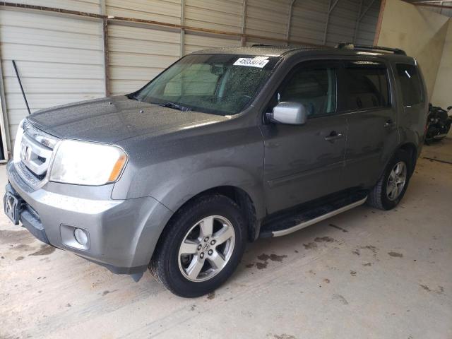 5FNYF38609B002566 - 2009 HONDA PILOT EXL GRAY photo 1