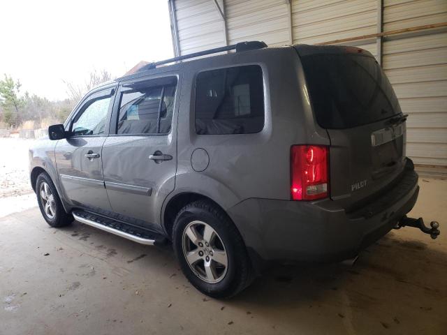 5FNYF38609B002566 - 2009 HONDA PILOT EXL GRAY photo 2