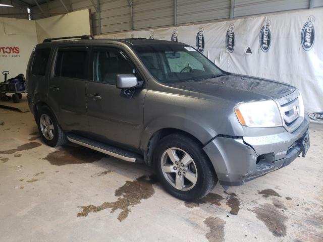 5FNYF38609B002566 - 2009 HONDA PILOT EXL GRAY photo 4