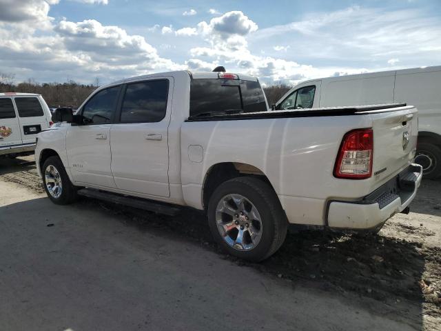 1C6SRFFT7KN585322 - 2019 RAM 1500 BIG HORN/LONE STAR WHITE photo 2