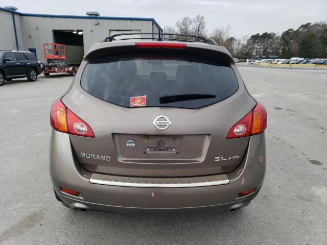 JN8AZ1MW5AW116005 - 2010 NISSAN MURANO S TAN photo 6