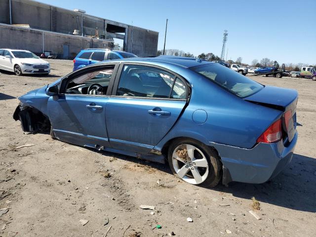 1HGFA16908L067079 - 2008 HONDA CIVIC EXL BLUE photo 2