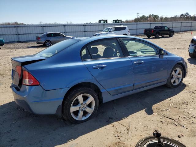 1HGFA16908L067079 - 2008 HONDA CIVIC EXL BLUE photo 3