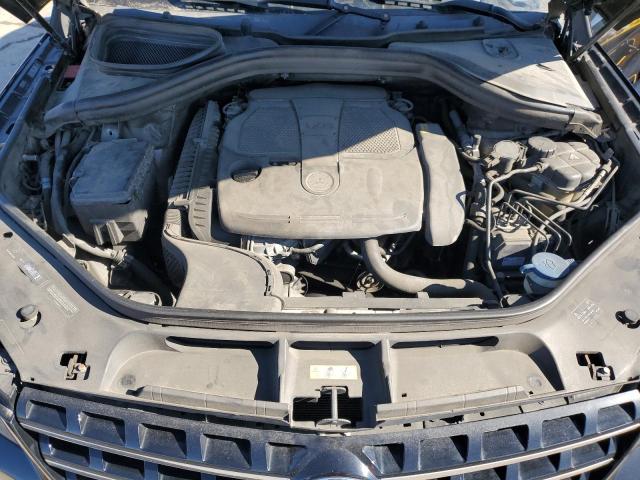 4JGDA5HB3DA169555 - 2013 MERCEDES-BENZ ML 350 4MATIC BLACK photo 12