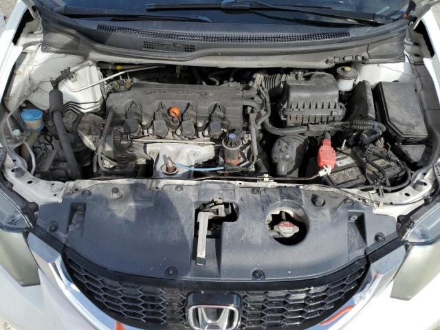 19XFB2F99EE058144 - 2014 HONDA CIVIC EXL თეთრი ფოტო 11
