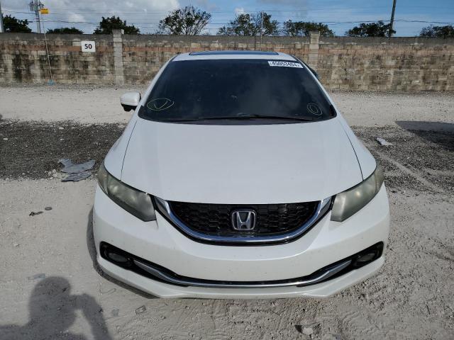 19XFB2F99EE058144 - 2014 HONDA CIVIC EXL თეთრი ფოტო 5