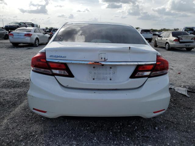 19XFB2F99EE058144 - 2014 HONDA CIVIC EXL WHITE photo 6