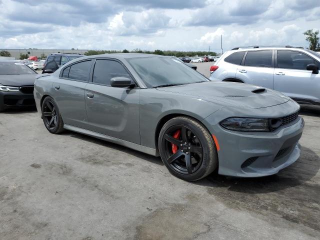 2C3CDXL9XKH570062 - 2019 DODGE CHARGER SRT HELLCAT GRAY photo 4