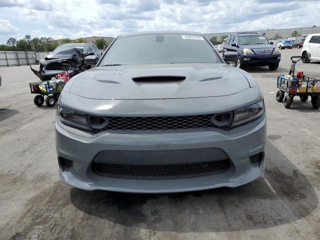 2C3CDXL9XKH570062 - 2019 DODGE CHARGER SRT HELLCAT GRAY photo 5