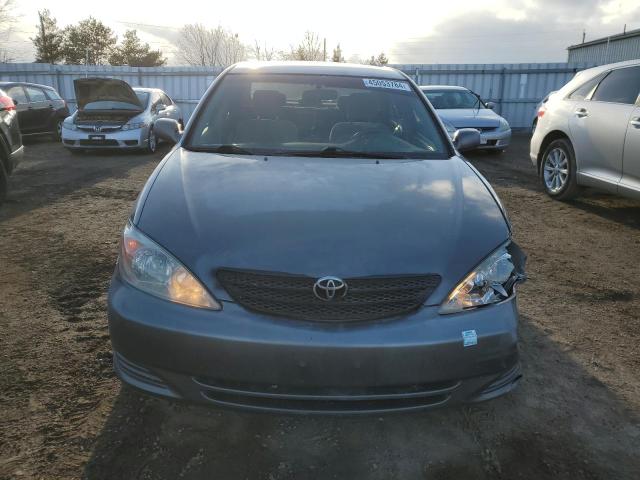 4T1BE32K24U849650 - 2004 TOYOTA CAMRY LE GRAY photo 5