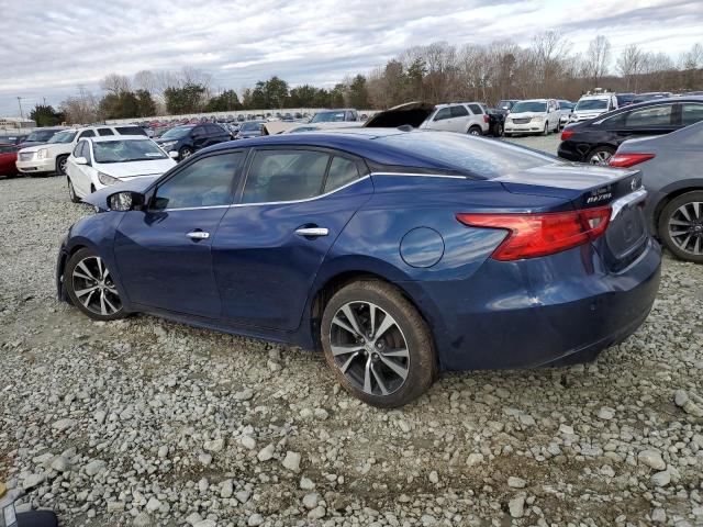 1N4AA6AP4JC379218 - 2018 NISSAN MAXIMA 3.5S BLUE photo 2