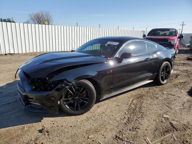 1FA6P8TH3H5310539 - 2017 FORD MUSTANG BLACK photo 1