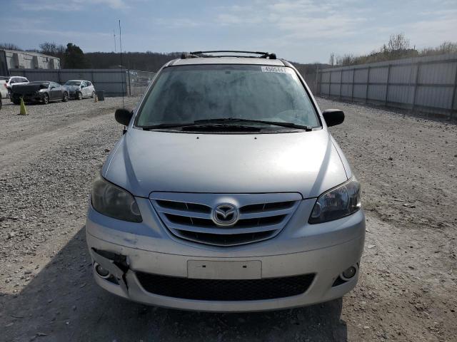 JM3LW28J650554128 - 2005 MAZDA MPV WAGON SILVER photo 5