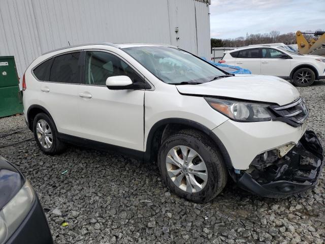 5J6RM4H75DL020554 - 2013 HONDA CR-V EXL WHITE photo 4