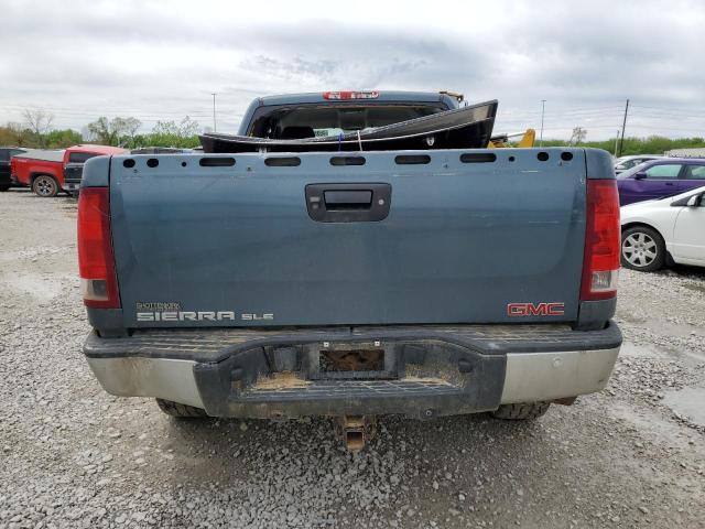 1GTR2VE75DZ378904 - 2013 GMC SIERRA K1500 SLE BLUE photo 6