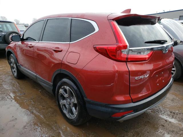 2HKRW2H83KH650488 - 2019 HONDA CR-V EXL RED photo 2