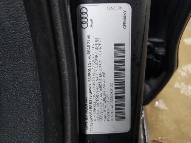 WAUHGAFC5DN080102 - 2013 AUDI A6 PRESTIGE Qara foto 12