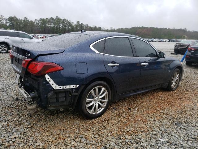 JN1BY1AR9JM220187 - 2018 INFINITI Q70 3.7 LUXE BLUE photo 3