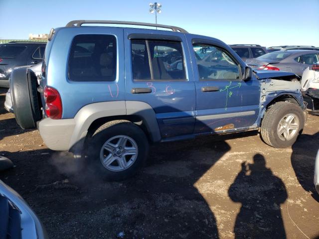 1J4GL48K35W604689 - 2005 JEEP LIBERTY SPORT BLUE photo 3