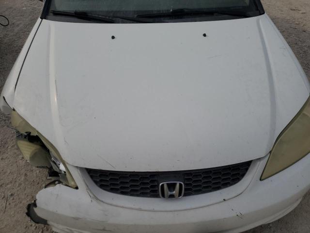 1HGEM22555L078019 - 2005 HONDA CIVIC LX WHITE photo 11