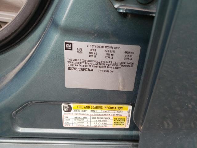 1G1ZH57B39F178444 - 2009 CHEVROLET MALIBU 1LT BLUE photo 13