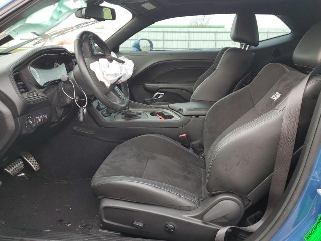 2C3CDZFJ8PH629618 - 2023 DODGE CHALLENGER R/T SCAT PACK BLUE photo 7