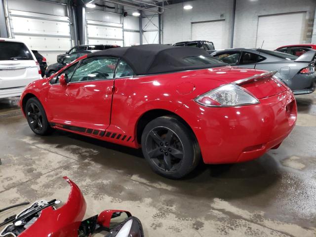 4A3AL35T97E025618 - 2007 MITSUBISHI ECLIPSE SPYDER GT RED photo 2