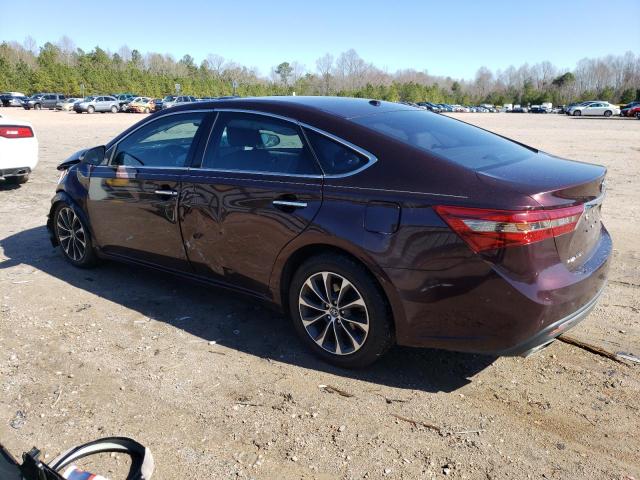 4T1BK1EB3GU216698 - 2016 TOYOTA AVALON XLE BURGUNDY photo 2