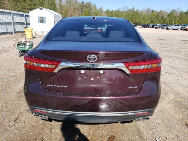 4T1BK1EB3GU216698 - 2016 TOYOTA AVALON XLE BURGUNDY photo 6