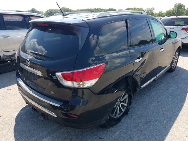 5N1AR2MN0FC690248 - 2015 NISSAN PATHFINDER S BLACK photo 4