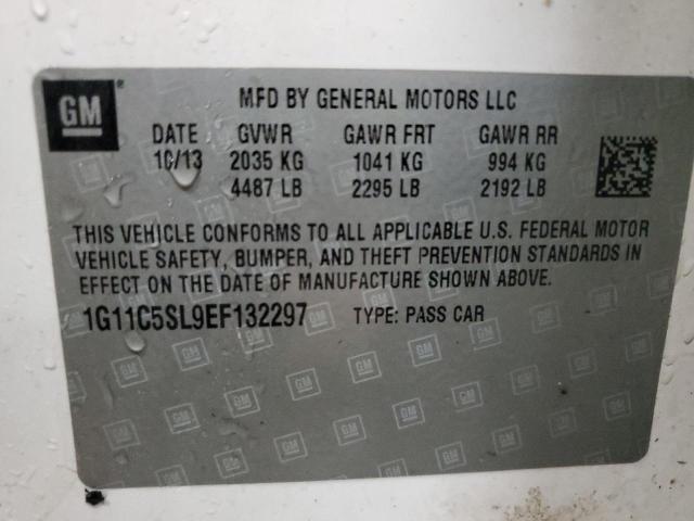 1G11C5SL9EF132297 - 2014 CHEVROLET MALIBU 1LT 白色 照片 12