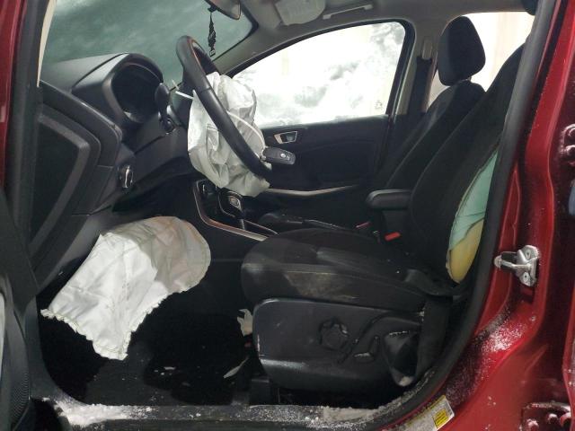 MAJ6S3GL4KC276310 - 2019 FORD ECOSPORT SE 勃艮第红 照片 7