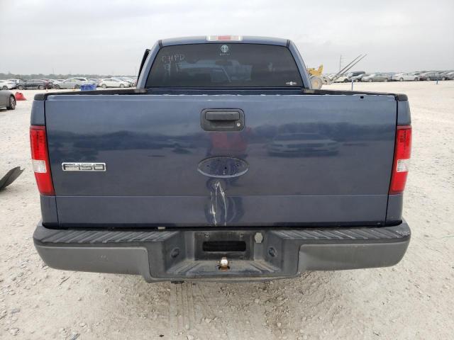 1FTRX12W46KC32026 - 2006 FORD F150 BLUE photo 6