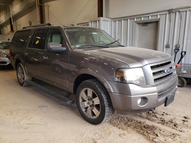 1FMJK2A56AEB58041 - 2010 FORD EXPEDITION EL LIMITED GRAY photo 4