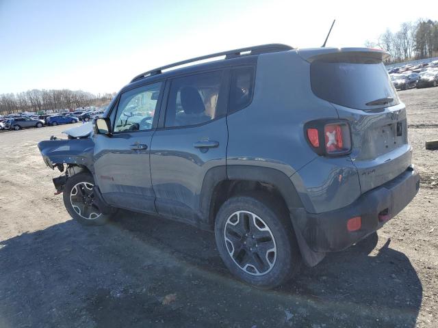 ZACCJBCTXGPE20526 - 2016 JEEP RENEGADE TRAILHAWK GRAY photo 2