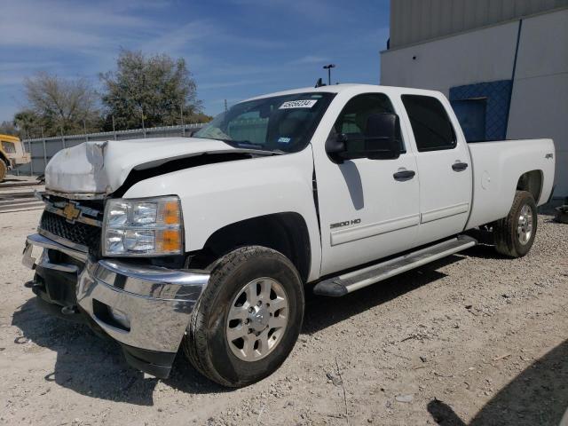 1GC4K0C83BF257232 - 2011 CHEVROLET SILVERADO K3500 LT WHITE photo 1