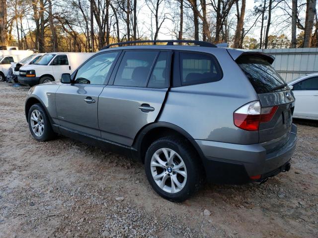 WBXPC93469WJ25140 - 2009 BMW X3 XDRIVE30I GRAY photo 2