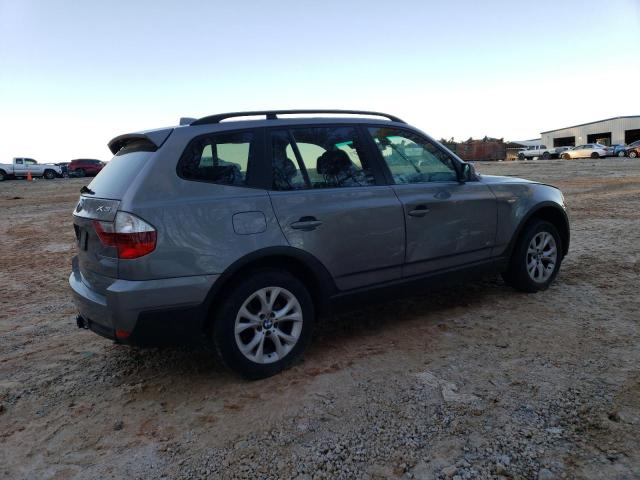 WBXPC93469WJ25140 - 2009 BMW X3 XDRIVE30I GRAY photo 3