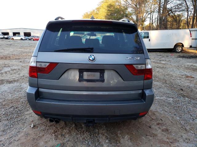 WBXPC93469WJ25140 - 2009 BMW X3 XDRIVE30I GRAY photo 6