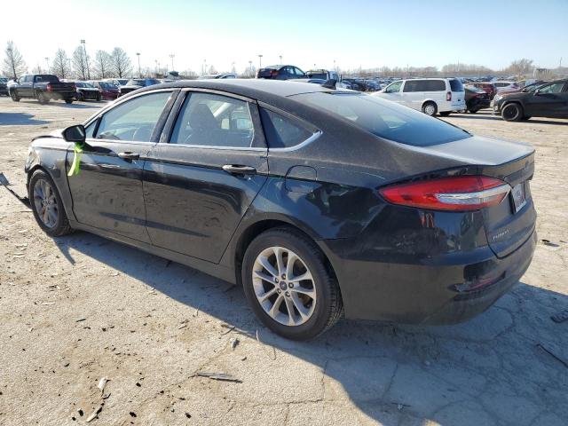 3FA6P0HD7LR164904 - 2020 FORD FUSION SE BLACK photo 2